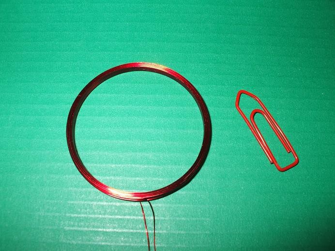 RFID Transponderspule 35mm, 290µH, 1mm Breite