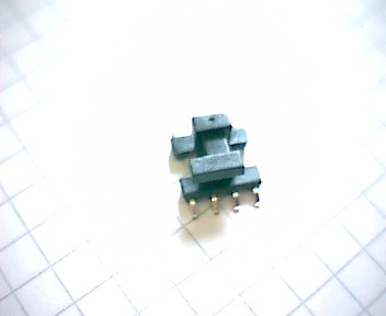 E 8.8 SMD Spulenkörper, liegend, 8-polig, 1 Kammer
