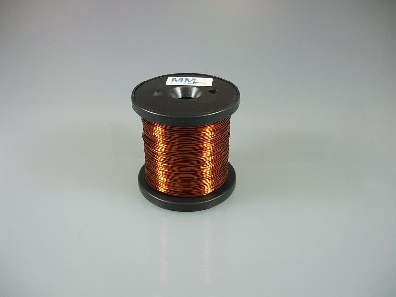 Kupferlackdraht 0,8 mm, lötbar, Temperaturindex 180 °C, 250 g