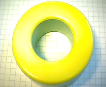 Eisenpulverringkern 63 x 38 x 25, AL15400, grau