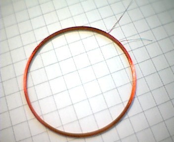 RFID Transponderspule 43mm, 600µH, 5mm Breite