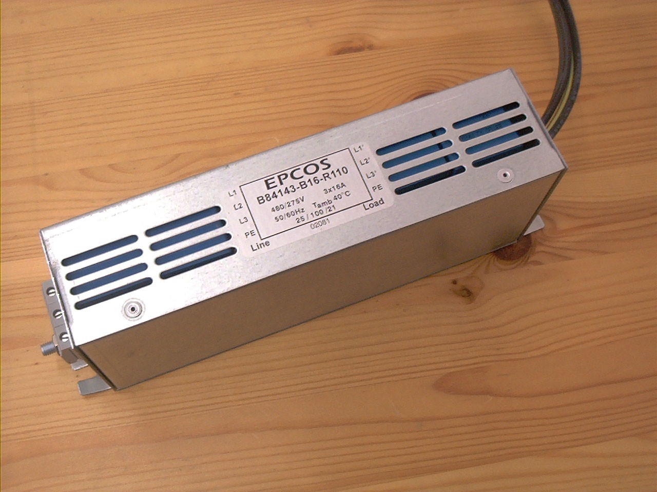 3 Phasen Netzfilter 8A, B84143-B8-R110