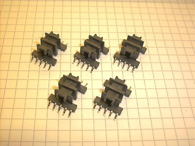 EF 12.6 SMD Coil former, horizontal, 10 pins, 2 sections