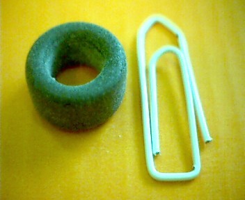 Ferrit-Ringkern 13,3mm N27, AL1560, grau