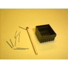 Potting box, horizontal, 18x20,5x10,5 mm for 14 pins