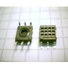 SMD mounting plate, 7 x 7 mm, 2 x 3 pins