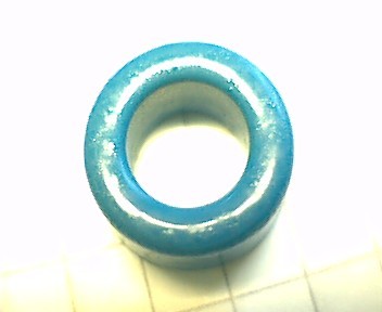 Ferrit-Ringkern 12,5mm N30, AL2200, blau